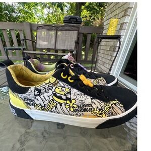 Sneakers Sponge Bob Square Pants & Patrick Lace Up Size 7 Cartoon Shoes Unisex